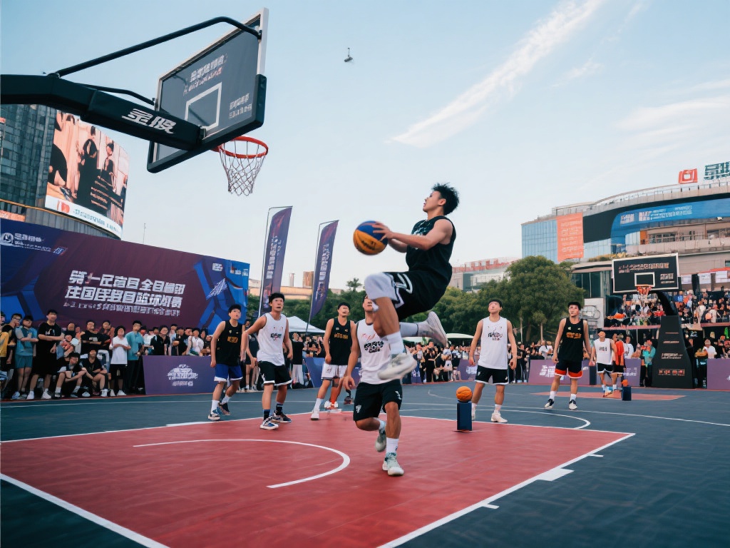 活动当天，来自全国各地的篮球队伍齐聚一堂，展开了一