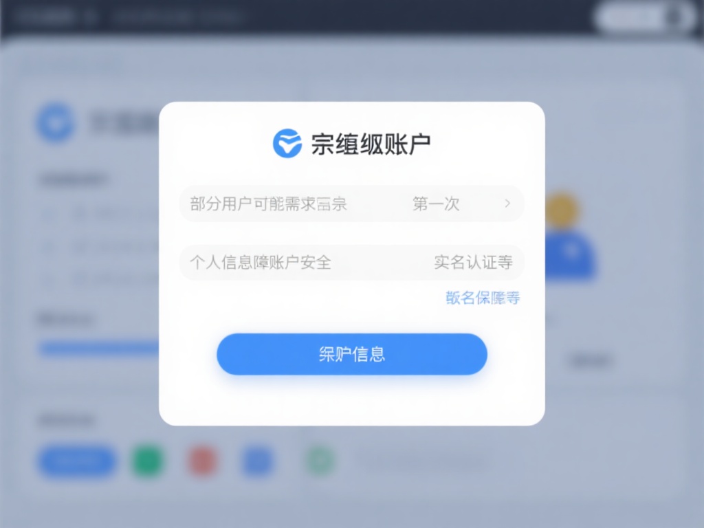 完善账户信息：部分用户可能需要进一步完善个人信息，